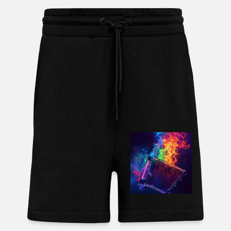 Akkordeon - Shorts - made by SPREAD - SOLID BLACK