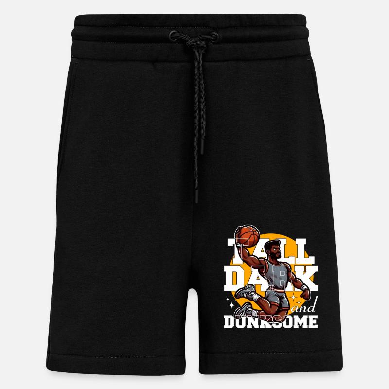 GROSS, DUNKEL UND DUNKEL - Shorts - made by SPREAD - SOLID BLACK