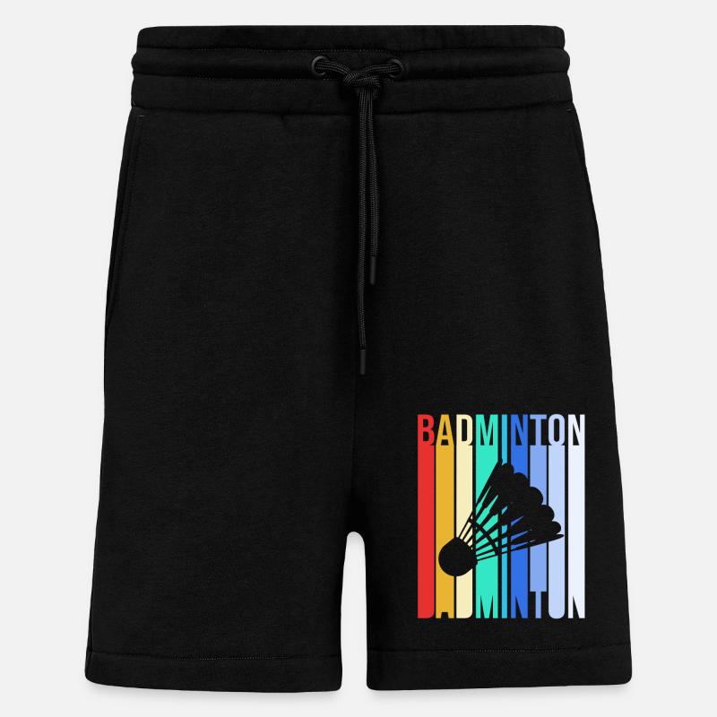 Badminton - Short bio décontracté fabriqué en UE - SOLID BLACK