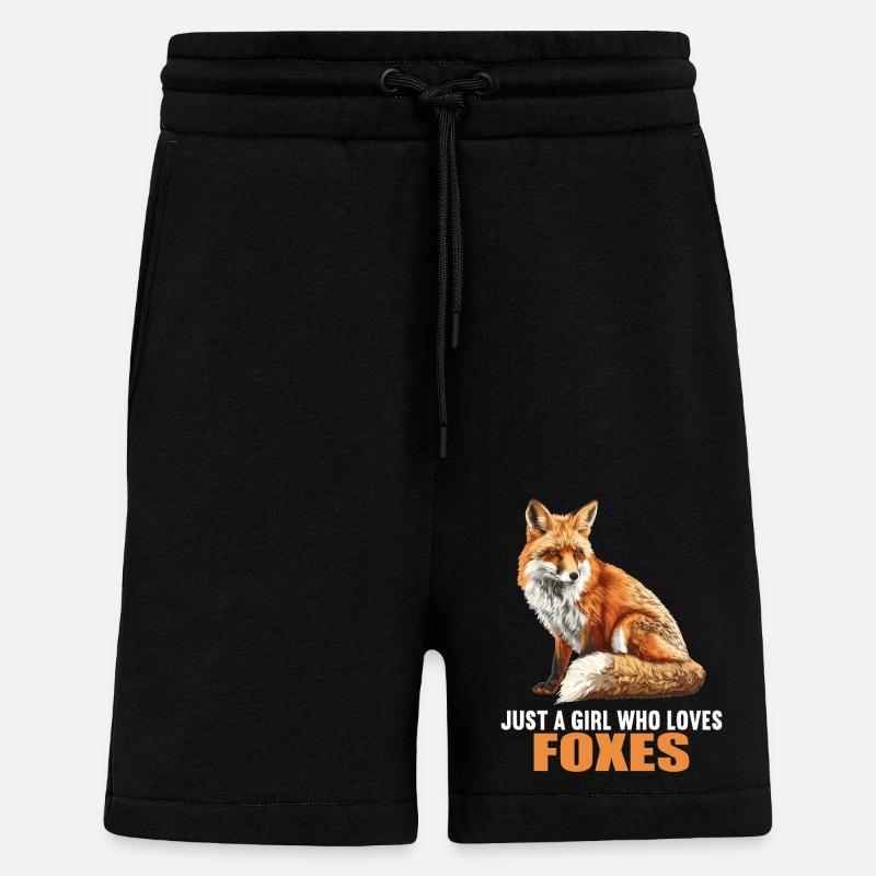 Füchse Fuchs - Shorts - made by SPREAD - SOLID BLACK