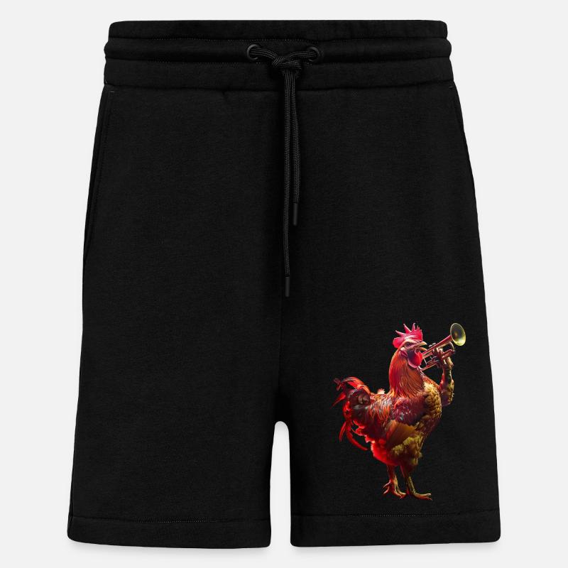 Hahn Trompete - Shorts - made by SPREAD - SOLID BLACK