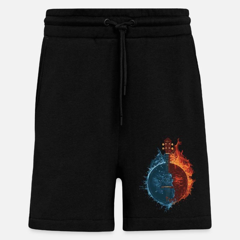 Banjo - Shorts - made by SPREAD - SOLID BLACK