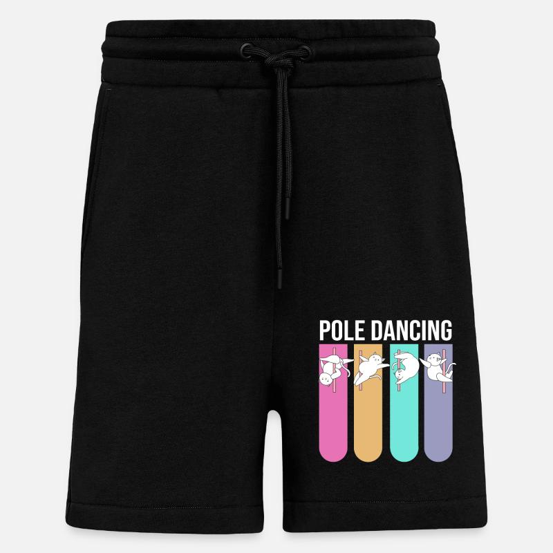 Pole Dance - Shorts - made by SPREAD - SOLID BLACK