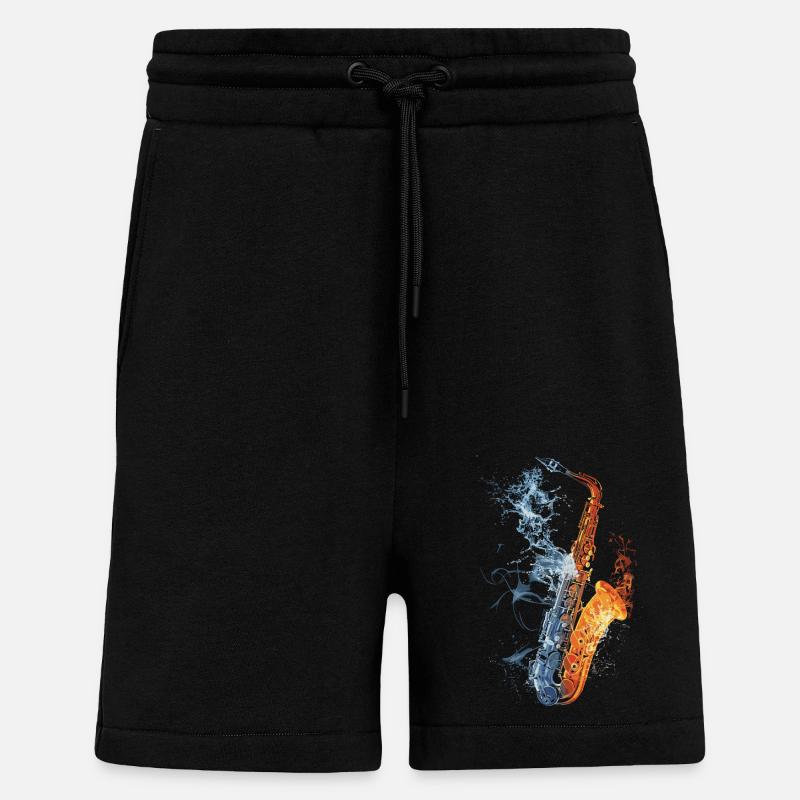 Saxophon - Shorts - made by SPREAD - SOLID BLACK