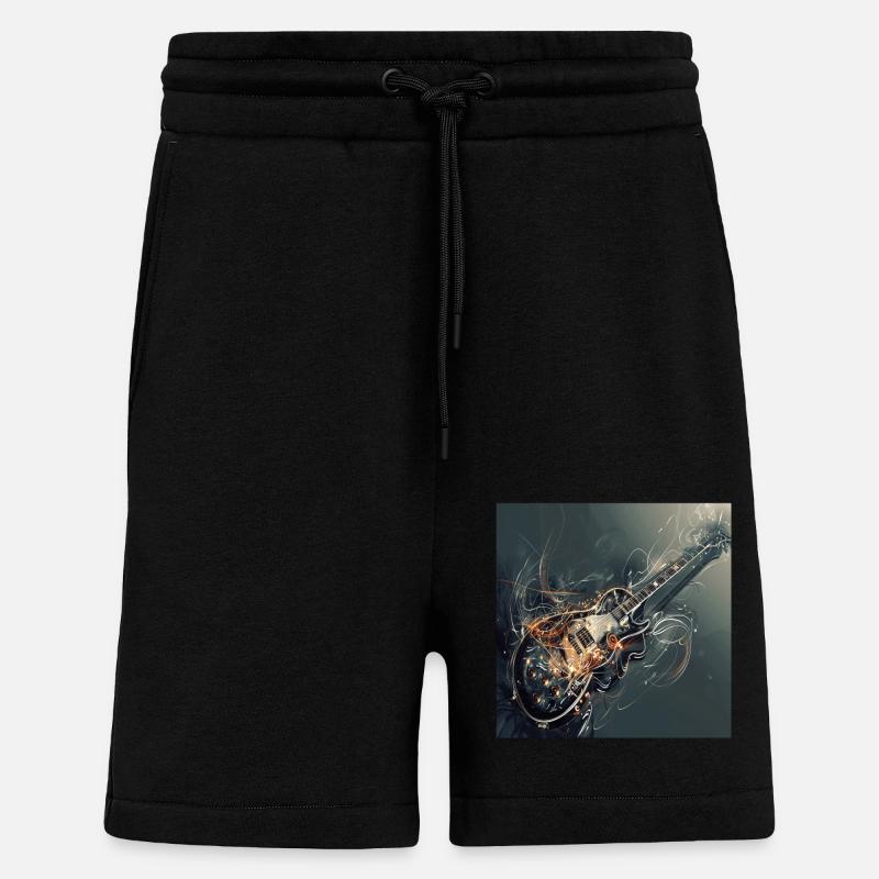 Gitarre - Shorts - made by SPREAD - SOLID BLACK