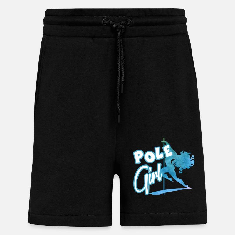 Pole Dancer Pole Girl - Shorts - made by SPREAD - SOLID BLACK