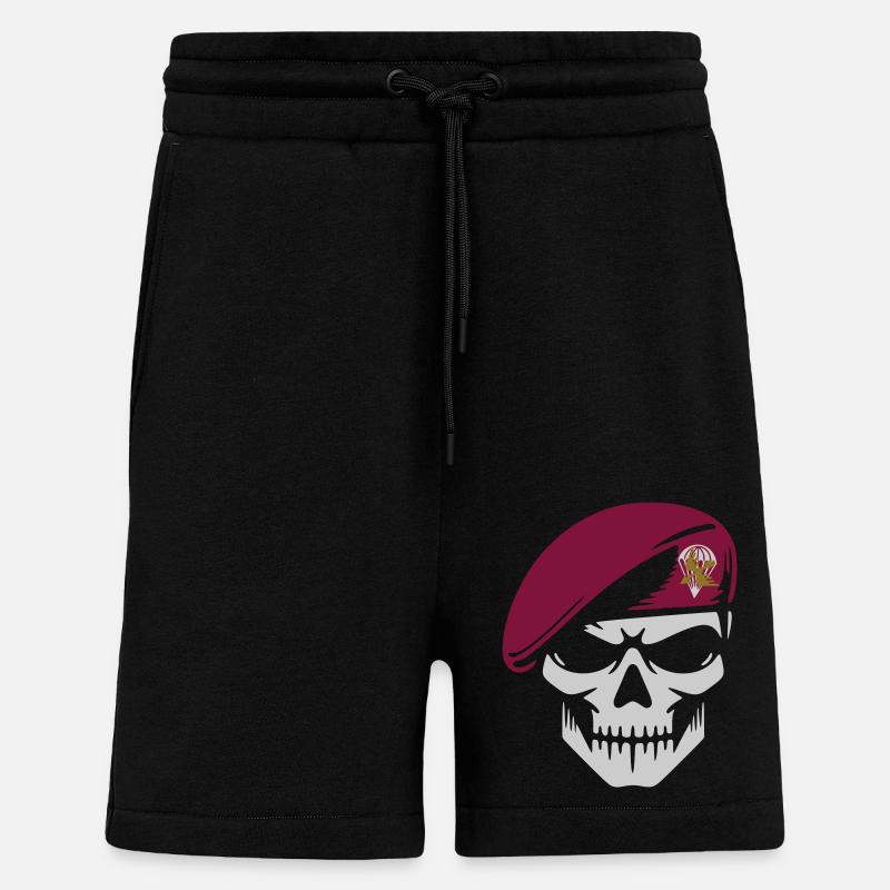 Fallschirmjäger - Shorts - made by SPREAD - SOLID BLACK