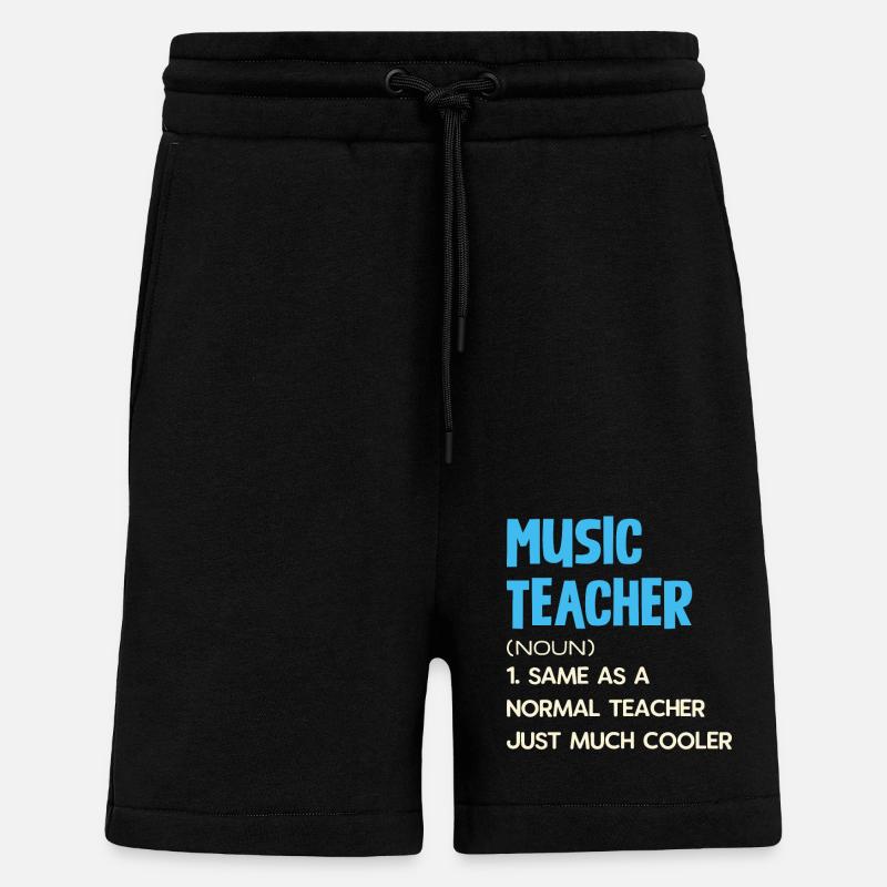 Musiklehrer Definition Cooler Lehrer Idee - Shorts - made by SPREAD - SOLID BLACK
