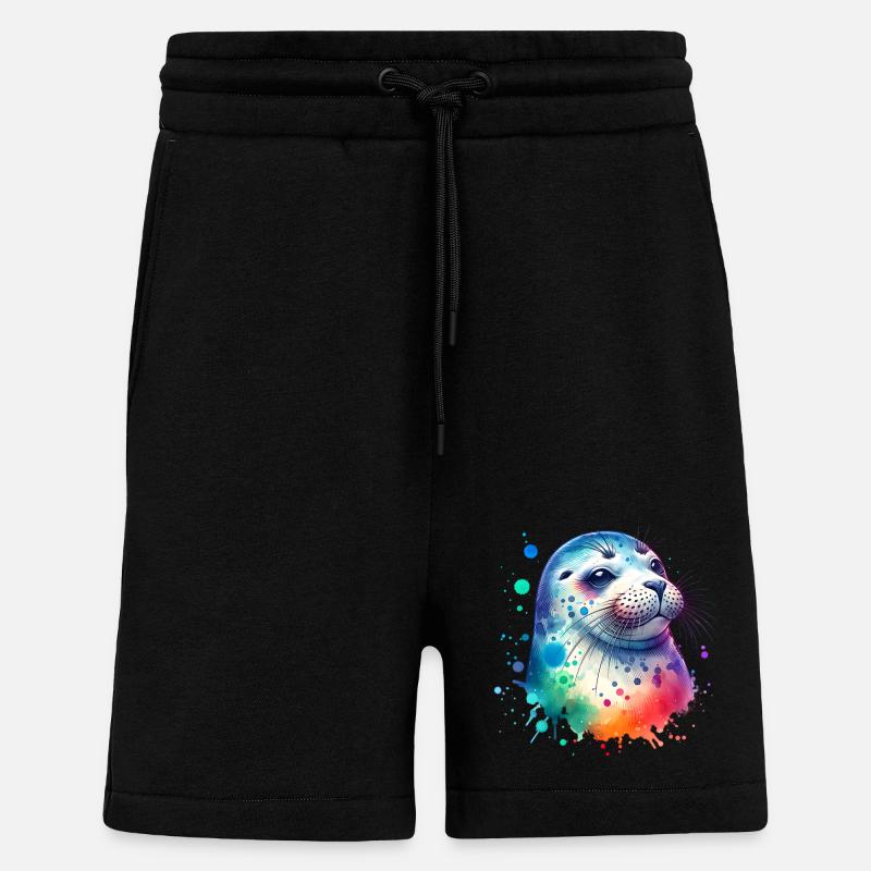 Robbe Seehund - Shorts - made by SPREAD - SOLID BLACK