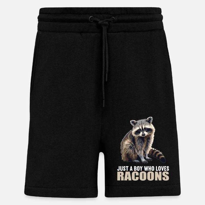 Waschbären Waschbär - Shorts - made by SPREAD - SOLID BLACK