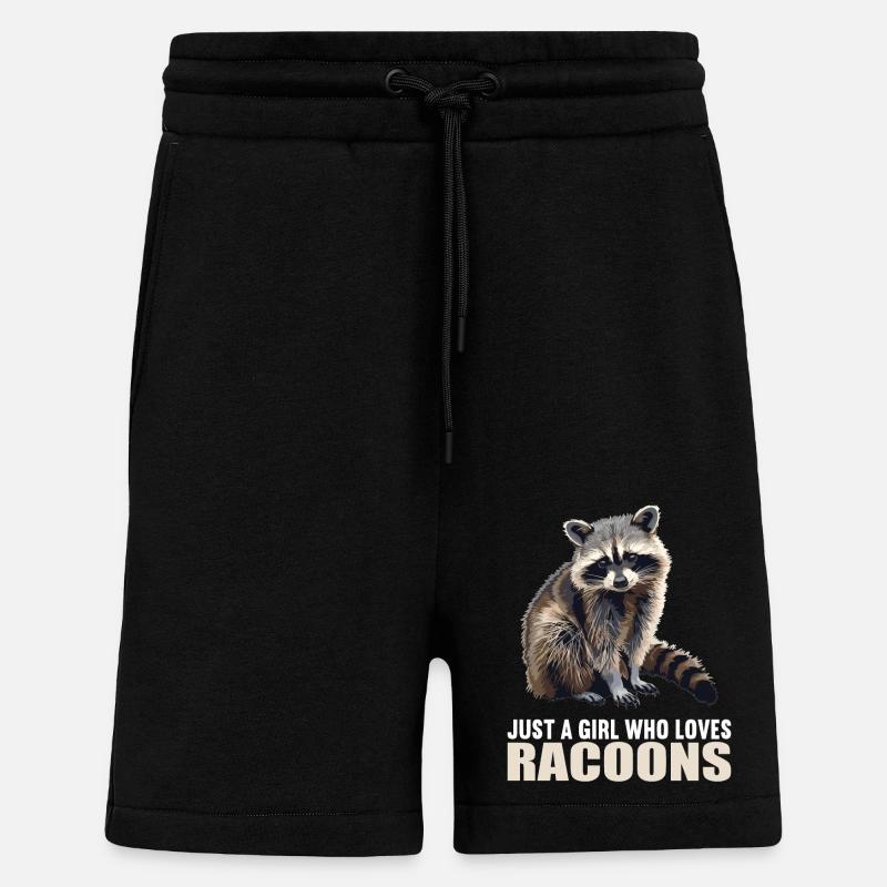 Waschbären Waschbär - Shorts - made by SPREAD - SOLID BLACK