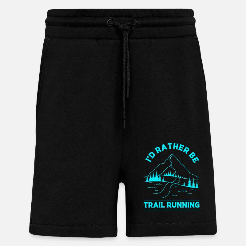 Trailrunning - Shorts - made by SPREAD - SOLID BLACK