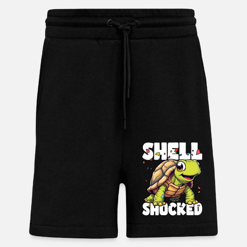 CHOQUÉ ET ADORÉ - Short bio décontracté fabriqué en UE - SOLID BLACK
