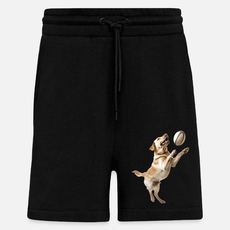 Labrador Retriever - Shorts - made by SPREAD - SOLID BLACK