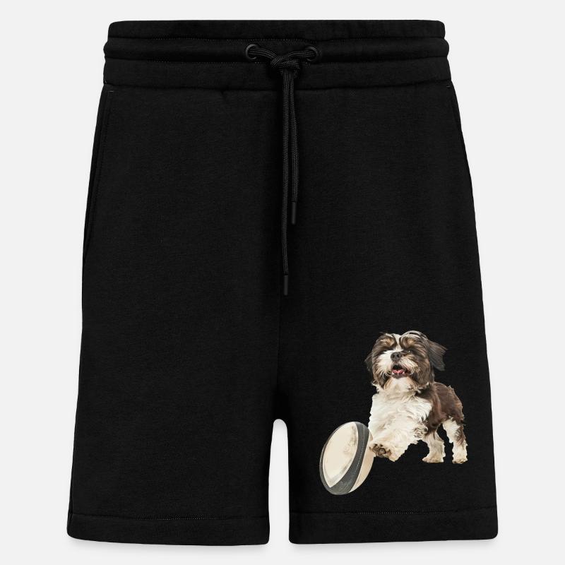 Shih Tzu - Shorts - made by SPREAD - SOLID BLACK