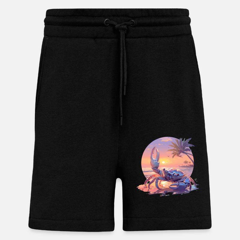 Crab Crab - Shorts - made by SPREAD - SOLID BLACK