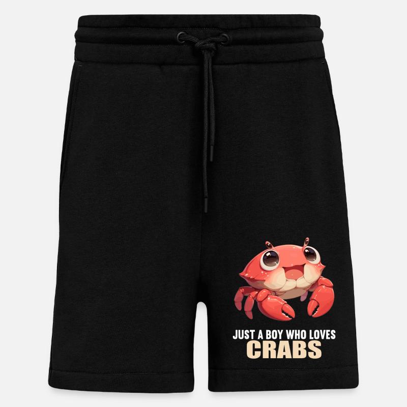 Krabbe Krabben - Shorts - made by SPREAD - SOLID BLACK