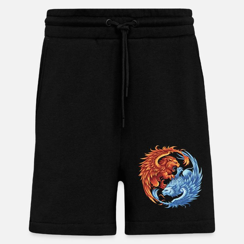 ÉQUILIBRE DE VIE - Short bio décontracté fabriqué en UE - SOLID BLACK