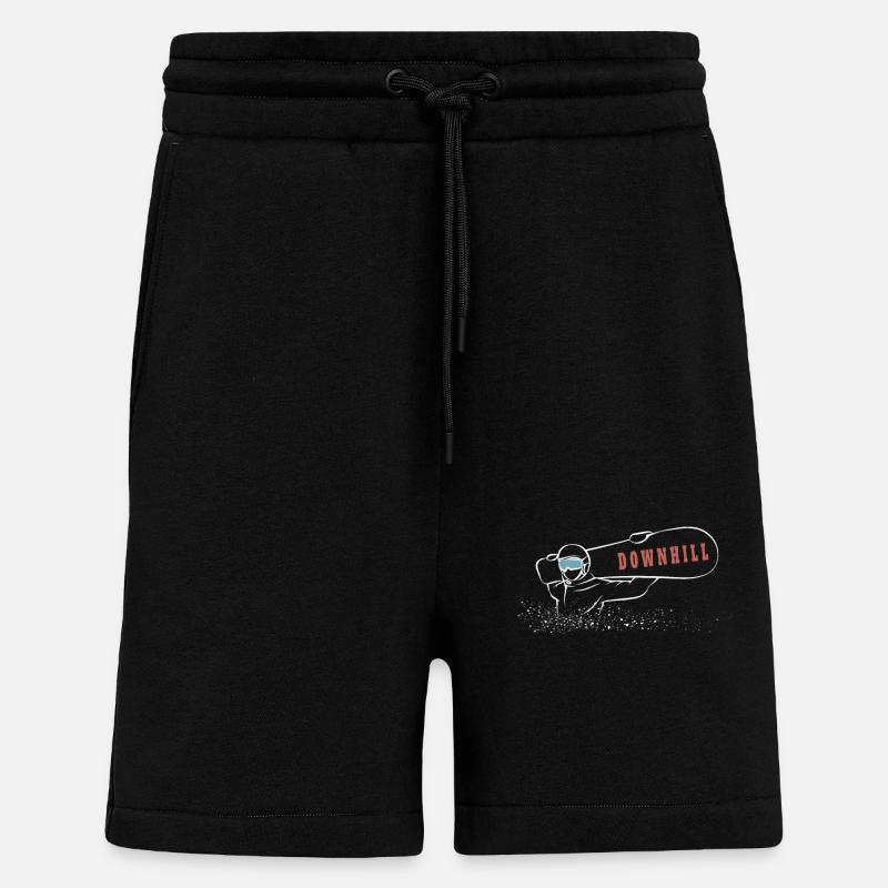 Abfahrts-Snowboard Snowboard Descente - Short bio décontracté fabriqué en UE - SOLID BLACK
