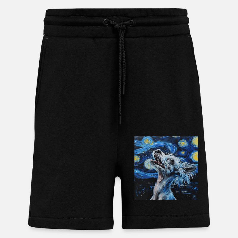 Chinesischer Schopfhund - Shorts - made by SPREAD - SOLID BLACK