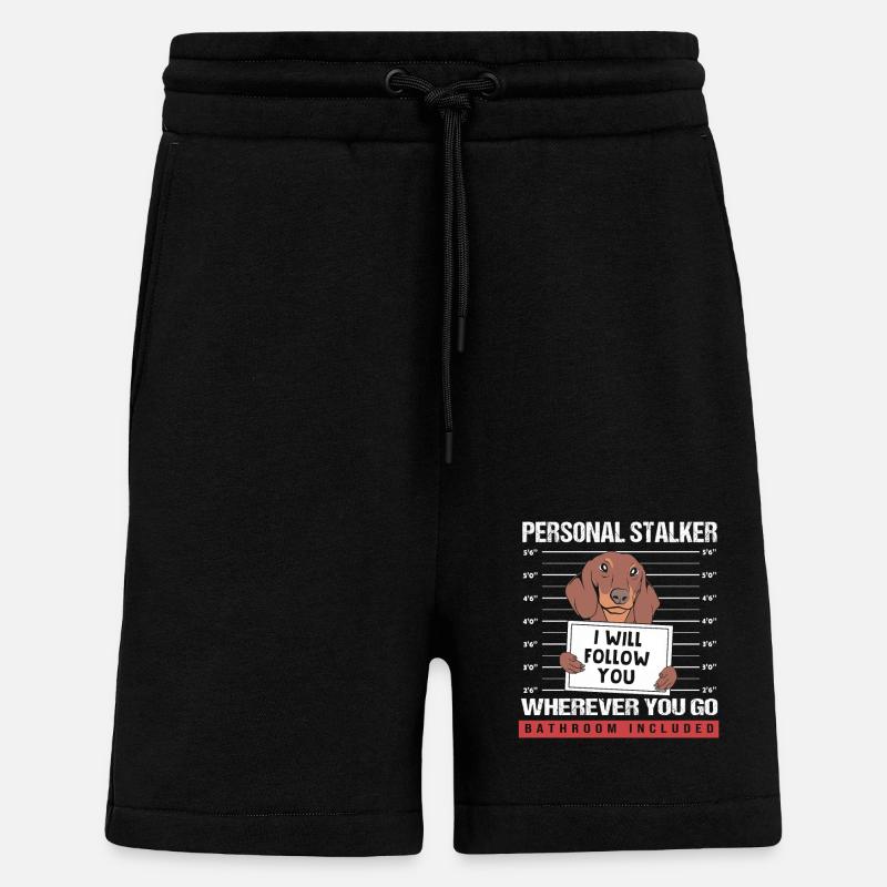 Dackel - Shorts - made by SPREAD - SOLID BLACK
