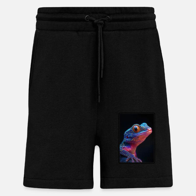 Geckos Gecko - Shorts - made by SPREAD - SOLID BLACK