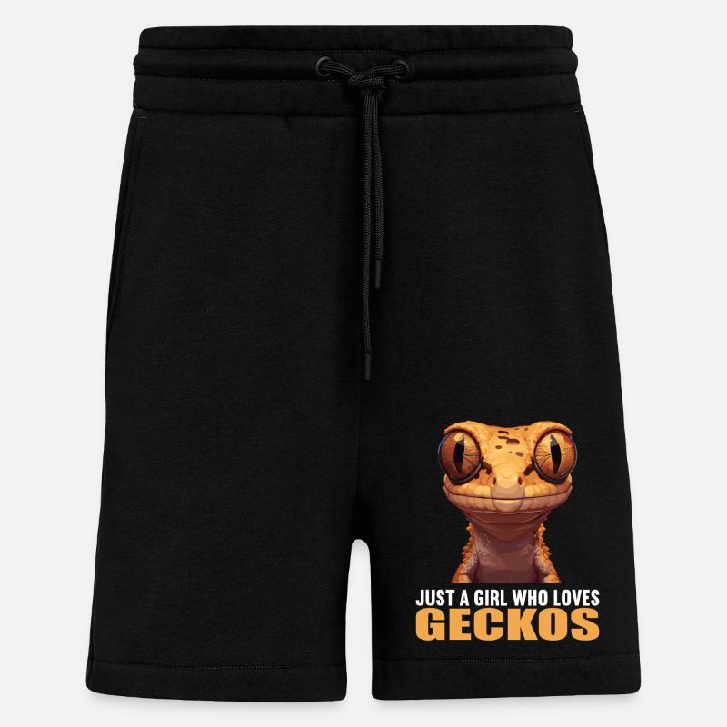 Geckos Gecko - Shorts - made by SPREAD - SOLID BLACK