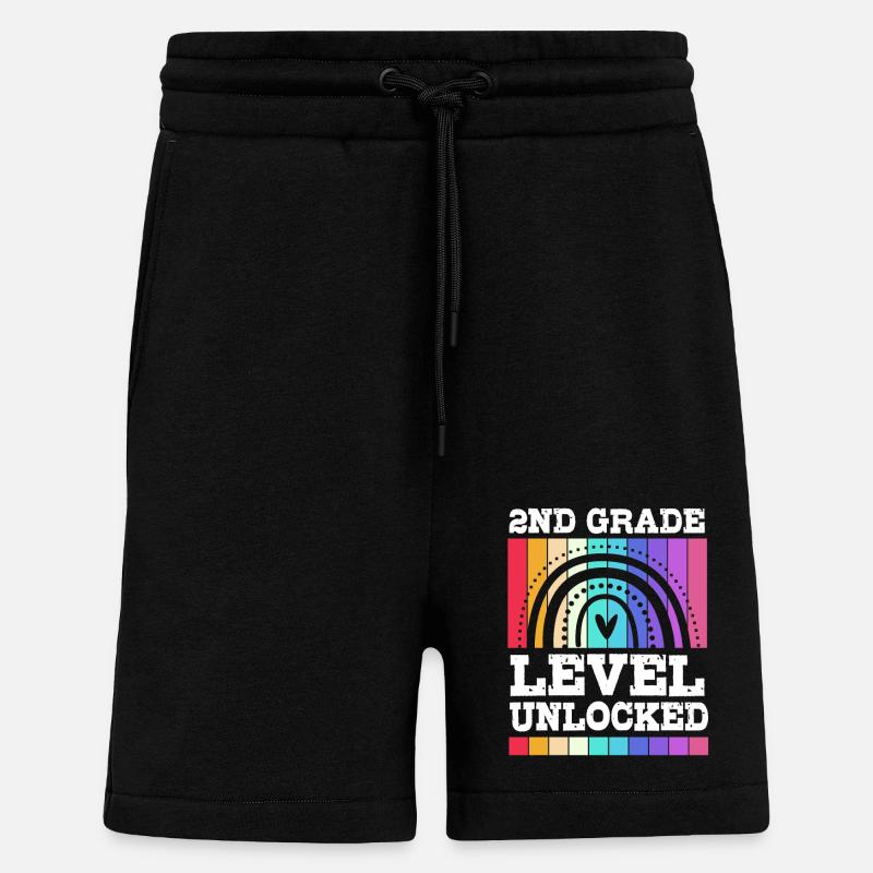 2e année - Short bio décontracté fabriqué en UE - SOLID BLACK