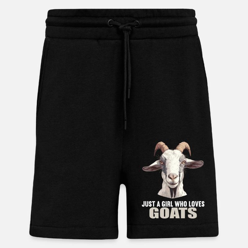 Ziegen Ziege - Shorts - made by SPREAD - SOLID BLACK