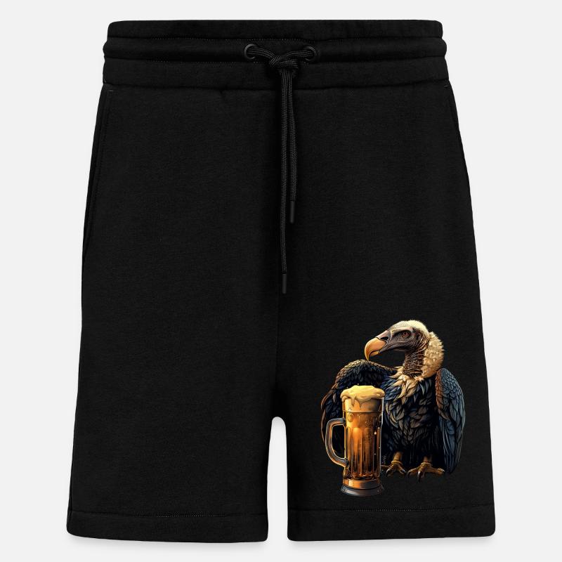 Geier Bier - Shorts - made by SPREAD - SOLID BLACK