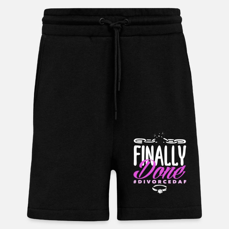 Endlich Gemacht Feiern Scheidung - Shorts - made by SPREAD - SOLID BLACK