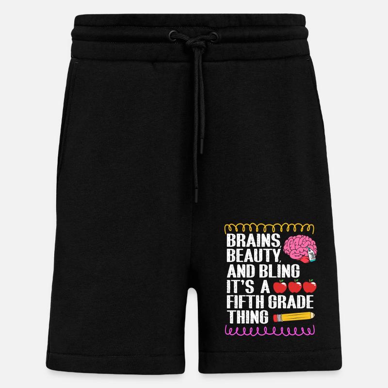 Cm2 - Short bio décontracté fabriqué en UE - SOLID BLACK
