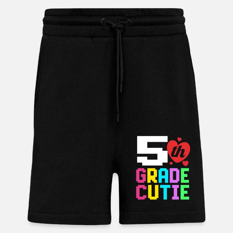 5th Grade - Shorts - made by SPREAD - SOLID BLACK