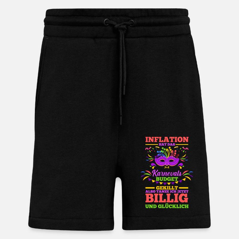 Karnevalskostüm Fasching Karneval - Shorts - made by SPREAD - SOLID BLACK