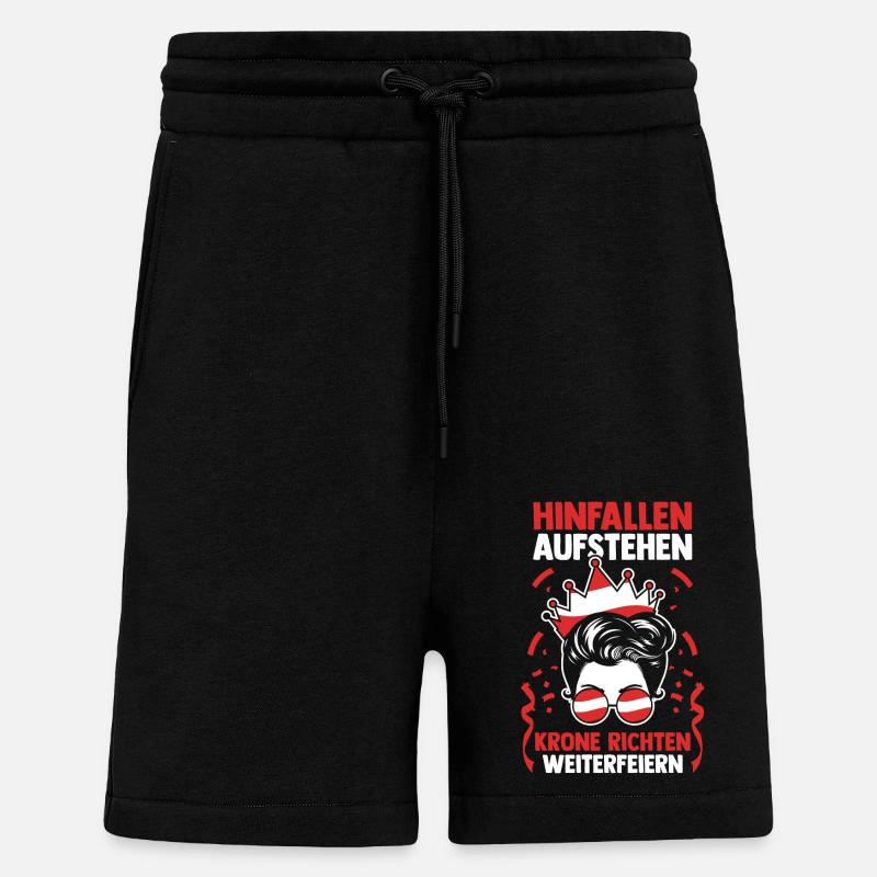Costume de carnaval Carnaval - Short bio décontracté fabriqué en UE - SOLID BLACK
