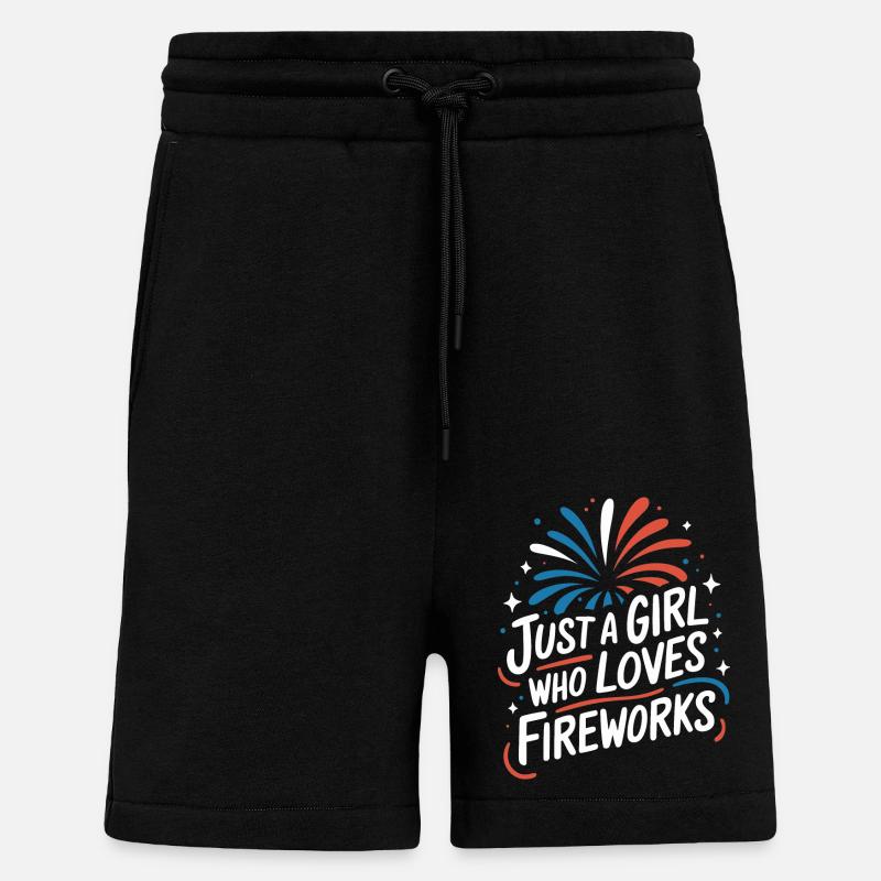 Pyrotechnics Fireworks Pyrotechnics - Shorts - made by SPREAD - SOLID BLACK