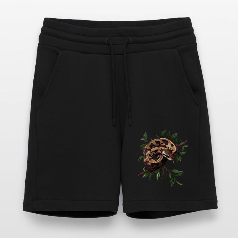 Roi Python Serpents Amoureux Terrarium Python Short bio décontracté fabriqué en UE