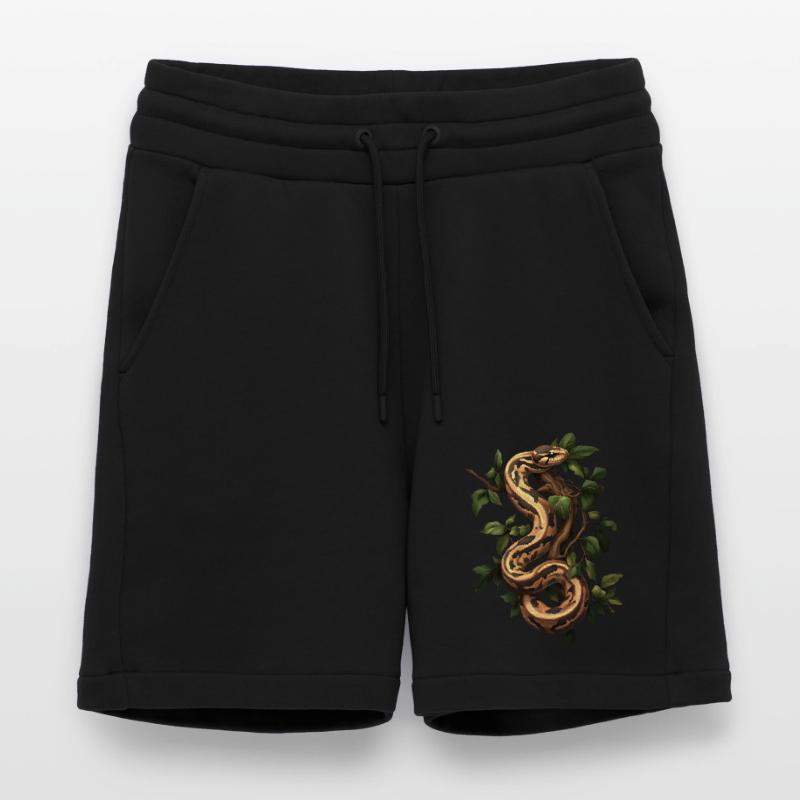 Roi Python Serpents Amoureux Terrarium Python Short bio décontracté fabriqué en UE