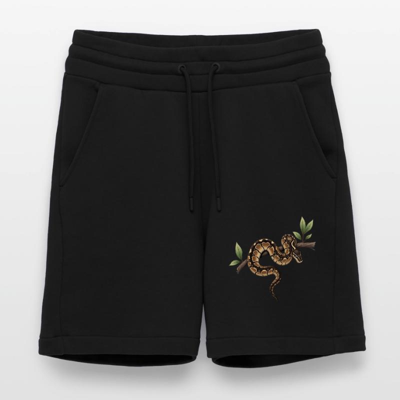 Roi Python Serpents Amoureux Terrarium Python Short bio décontracté fabriqué en UE