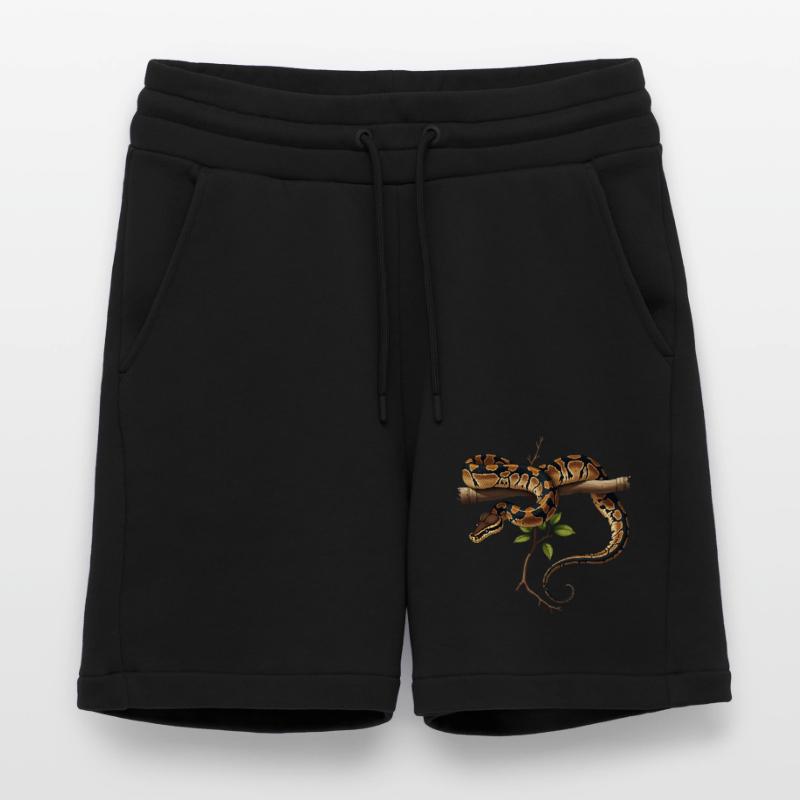 Roi Python Serpents Amoureux Terrarium Python Short bio décontracté fabriqué en UE