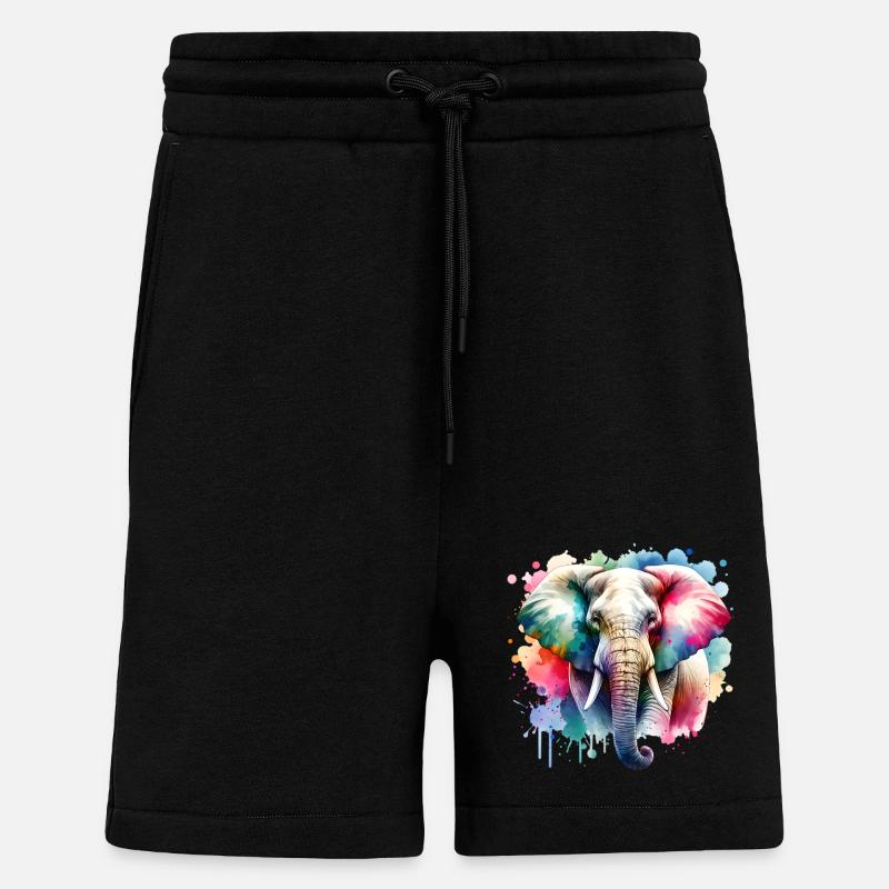 Elefant - Shorts - made by SPREAD - SOLID BLACK