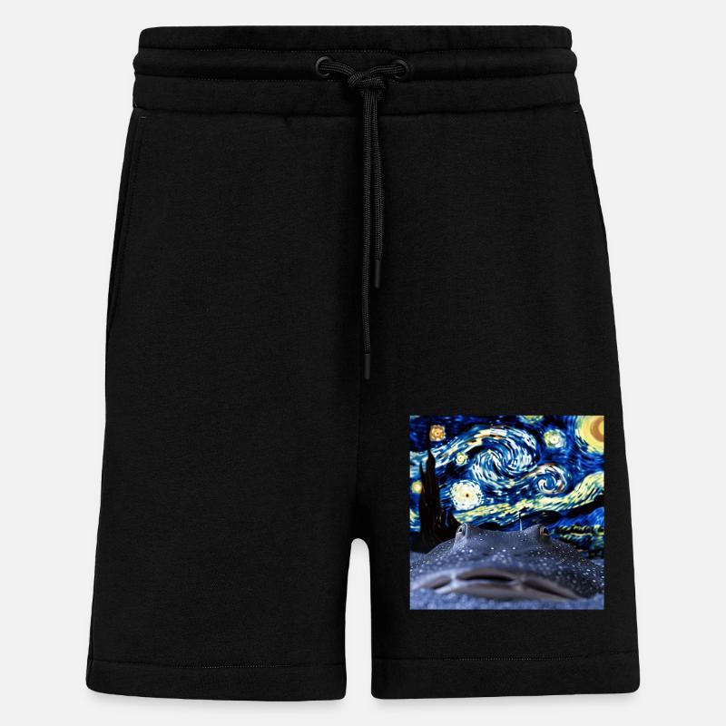 Stachelrochen - Shorts - made by SPREAD - SOLID BLACK