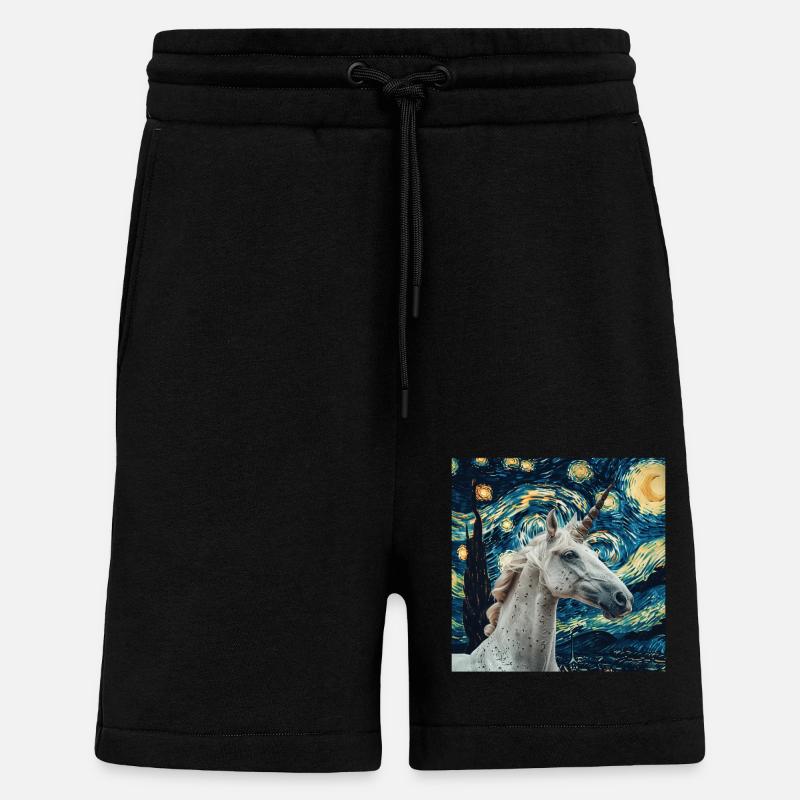 Einhorn - Shorts - made by SPREAD - SOLID BLACK
