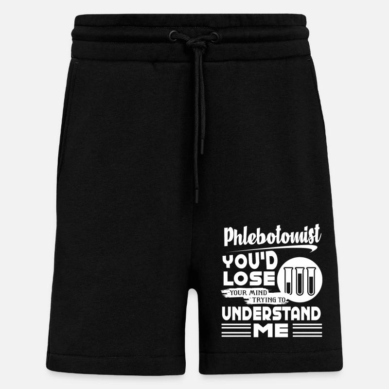 Phlebotomist Understand Me - Shorts - made by SPREAD - SOLID BLACK
