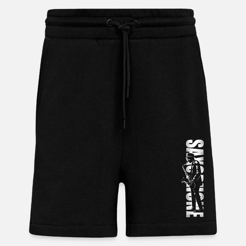 Saxophone Saxophone - Shorts - made by SPREAD - SOLID BLACK