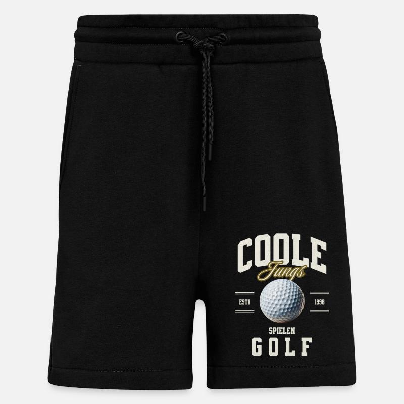 Golf - Shorts - made by SPREAD - SOLID BLACK