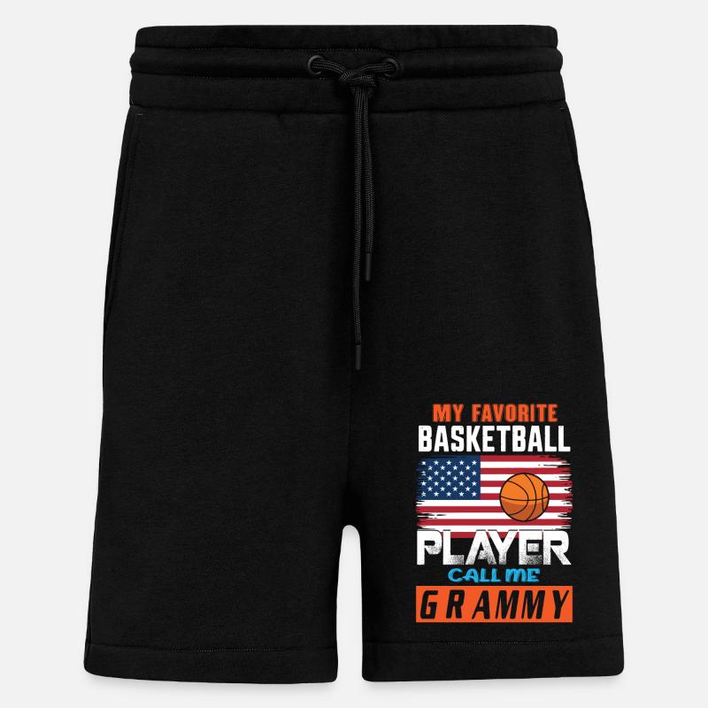 Favorite Player - Shorts - made by SPREAD - SOLID BLACK