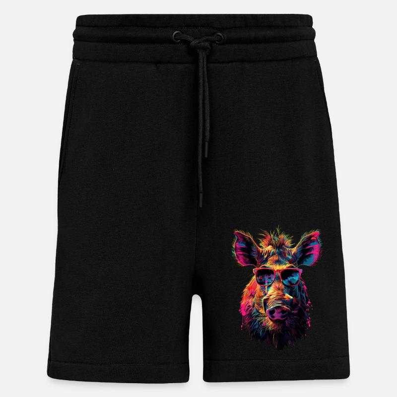 Warzenschwein - Shorts - made by SPREAD - SOLID BLACK