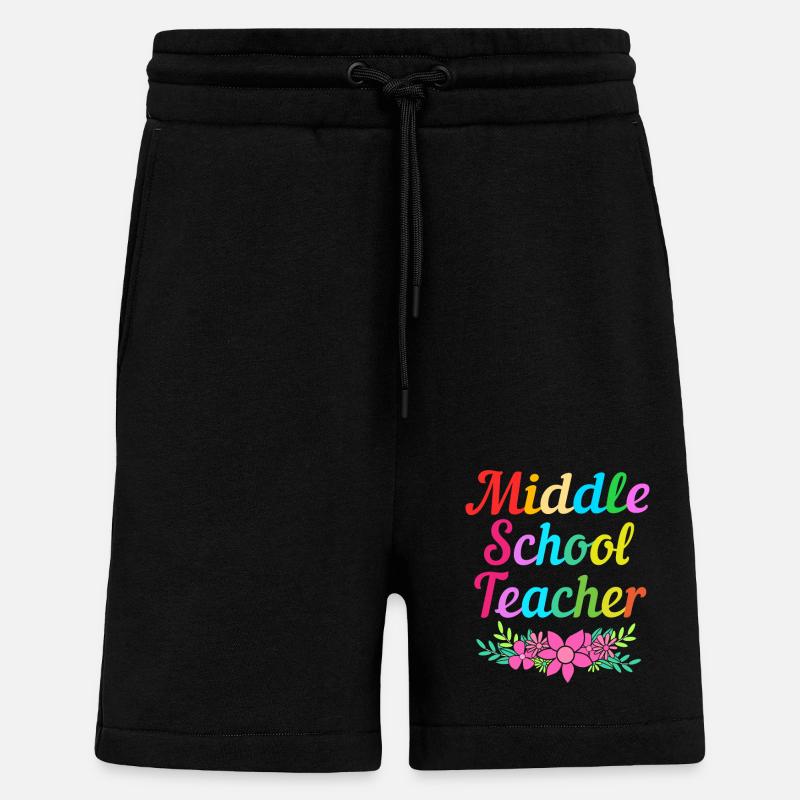 Lehrer der Mittelstufe - Shorts - made by SPREAD - SOLID BLACK
