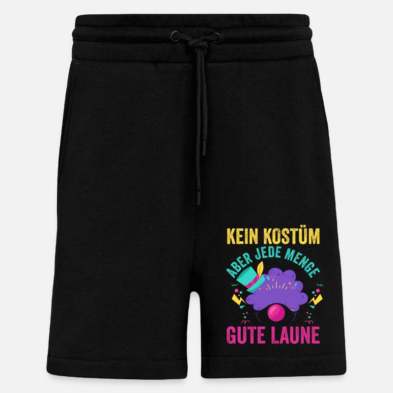 Karnevalskostüm Fasching Karneval - Shorts - made by SPREAD - SOLID BLACK